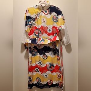 Flower Print Japanese Style Dress